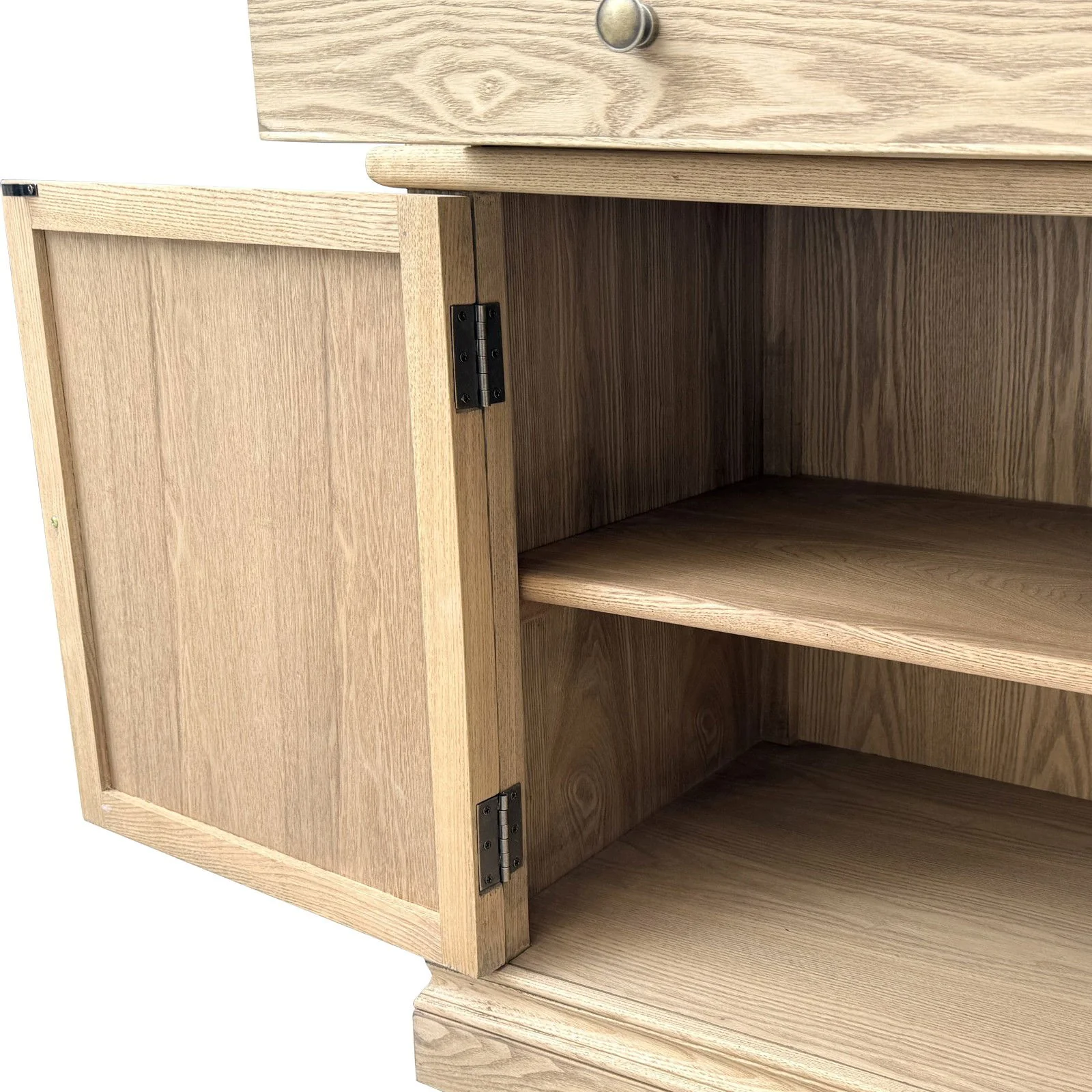 New England Hamptons 4 Drawers 4 Doors Sideboard Buffet & Console Cabinet - Image 7