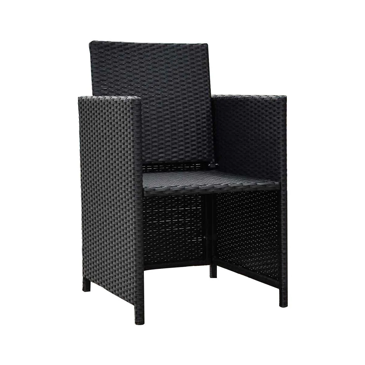 Outdoor Living Havana Wicker Rattan 5 Piece 4 Seater Dining Set - Image 6