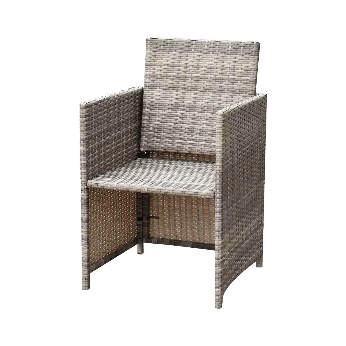 Outdoor Living Havana Wicker Rattan Dining Chair with cushion - Image 16