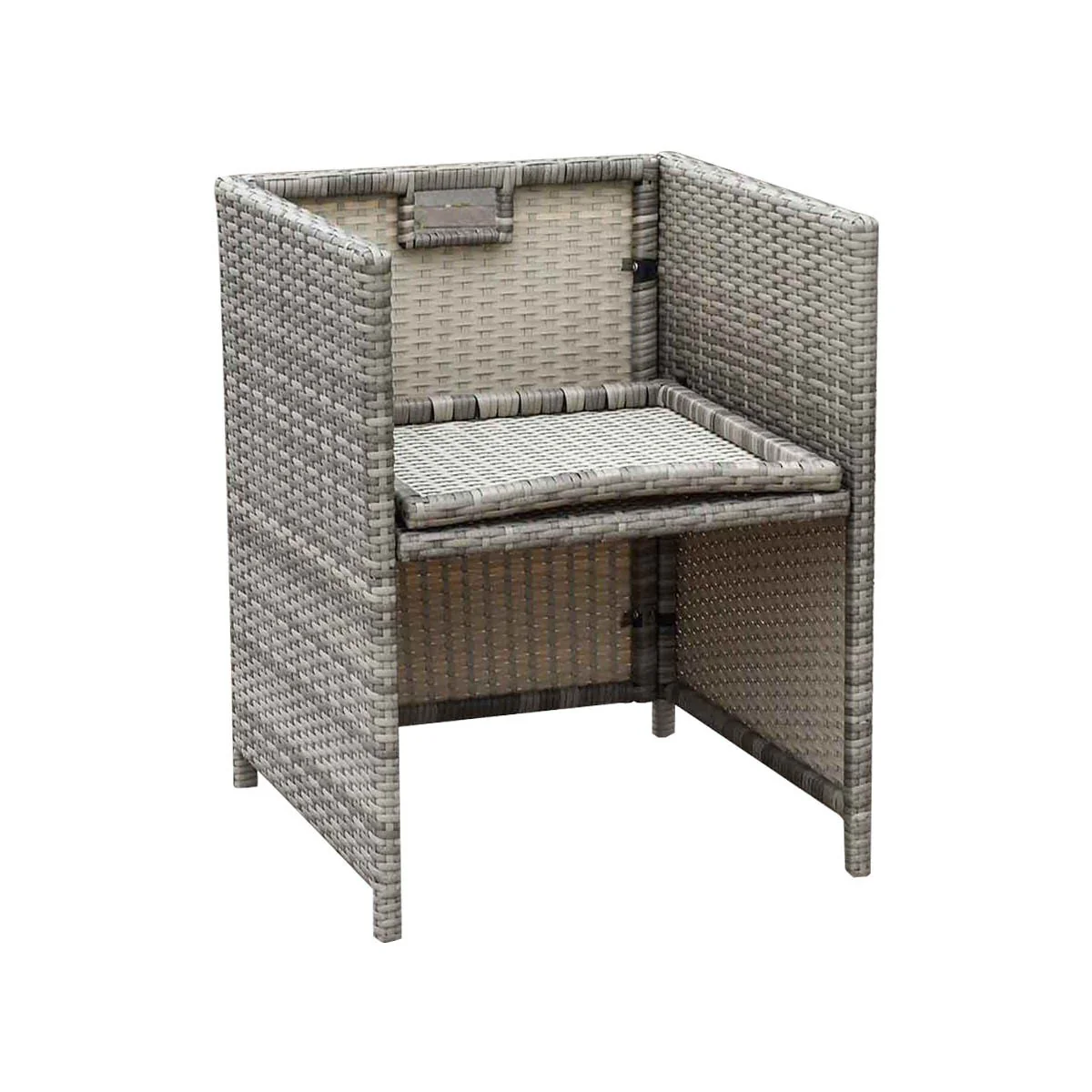 Outdoor Living Havana Wicker Rattan Dining Chair with cushion - Image 17