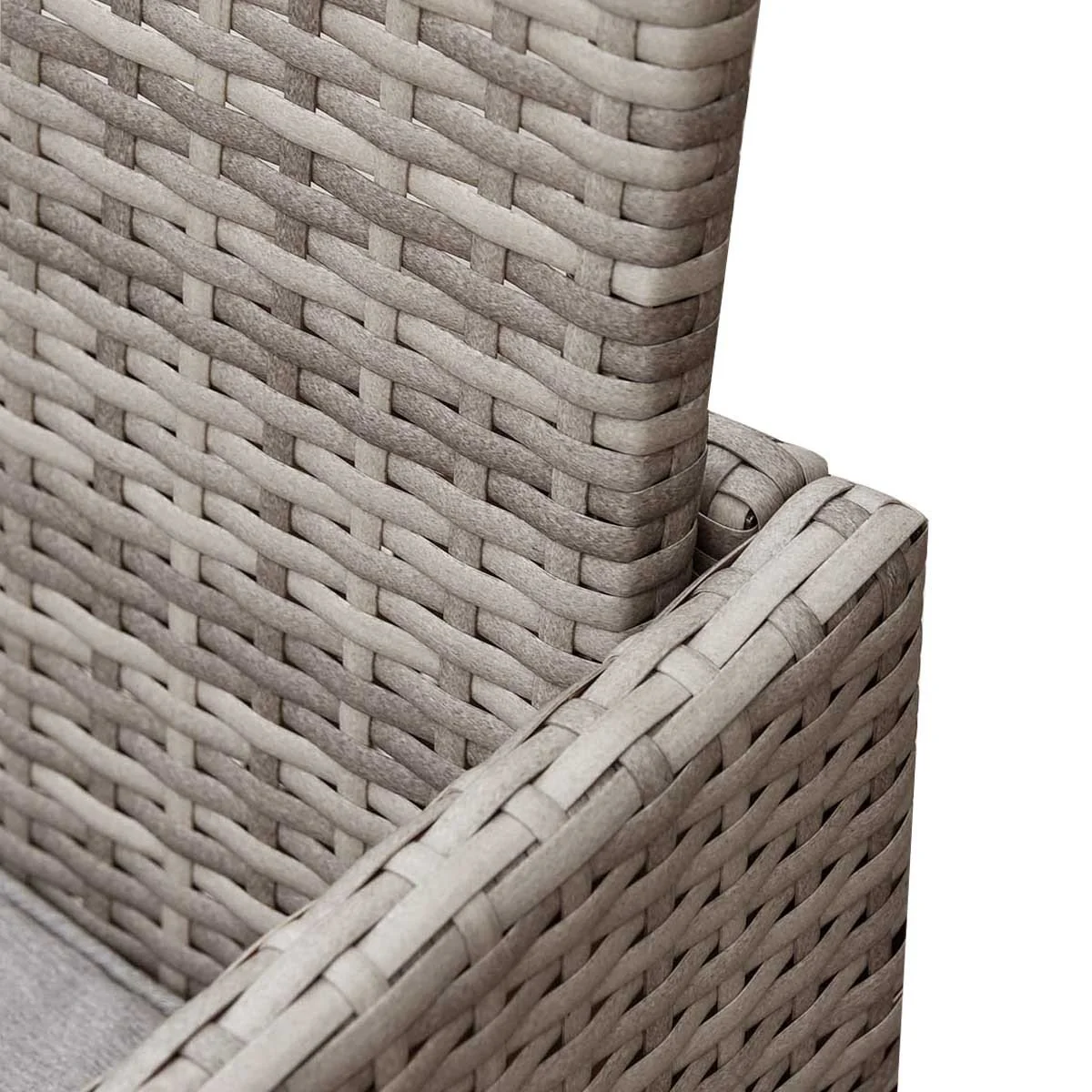 Outdoor Living Havana Wicker Rattan Dining Chair with cushion - Image 20
