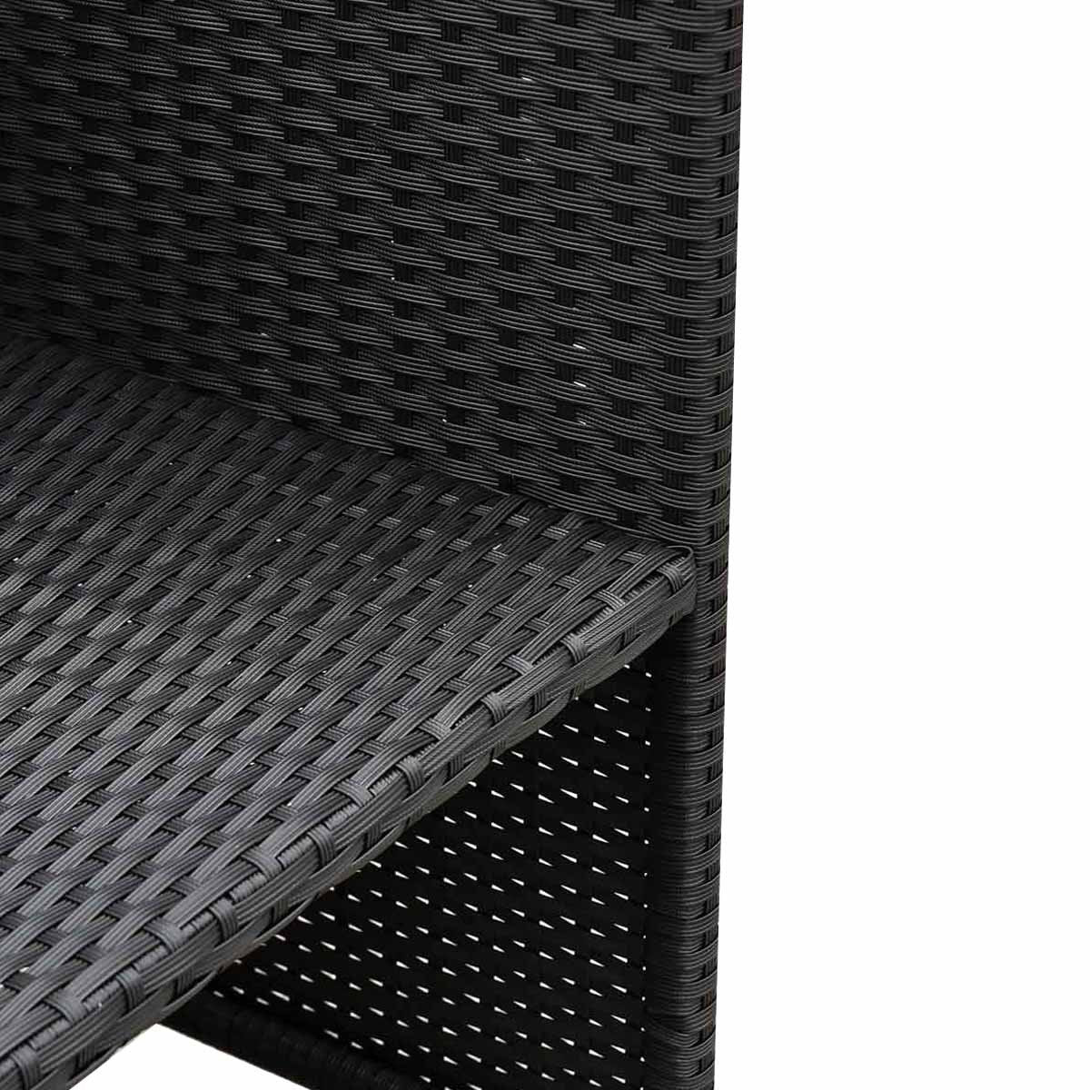 Outdoor Living Havana Wicker Rattan Dining Chair with cushion - Image 8