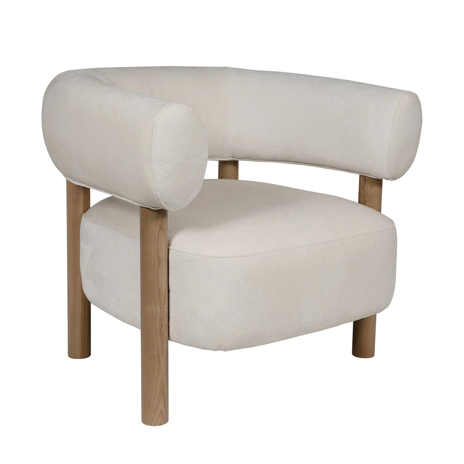 Scandi-Modern Tub Accent Chair - Image 5