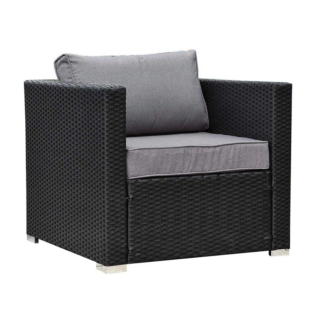 Single Corner Modular Sofa Rattan Outdoor Furniture Lounge - Image 7
