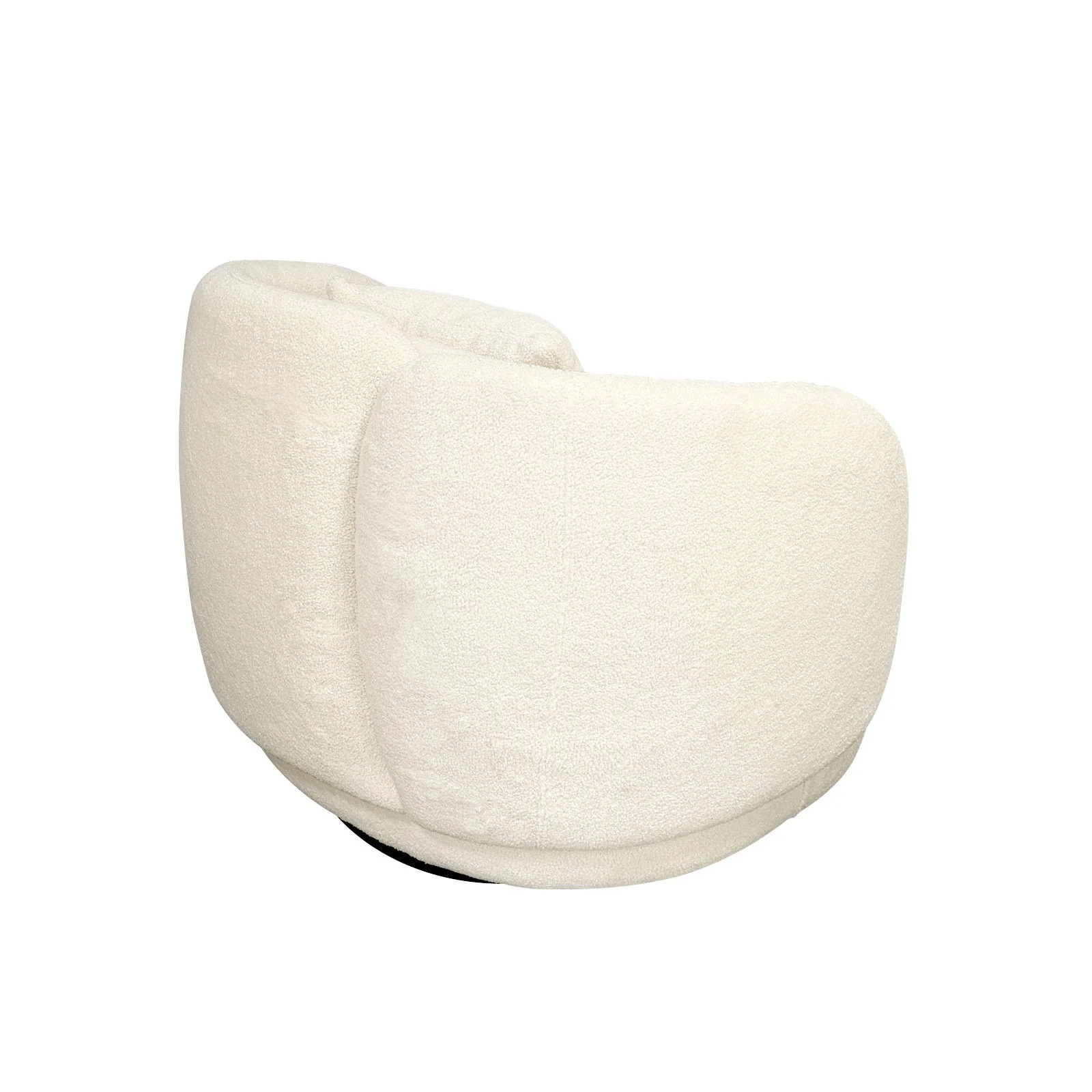 Tulip Blossom Boucle Swivel Lounge Armchair - Image 6