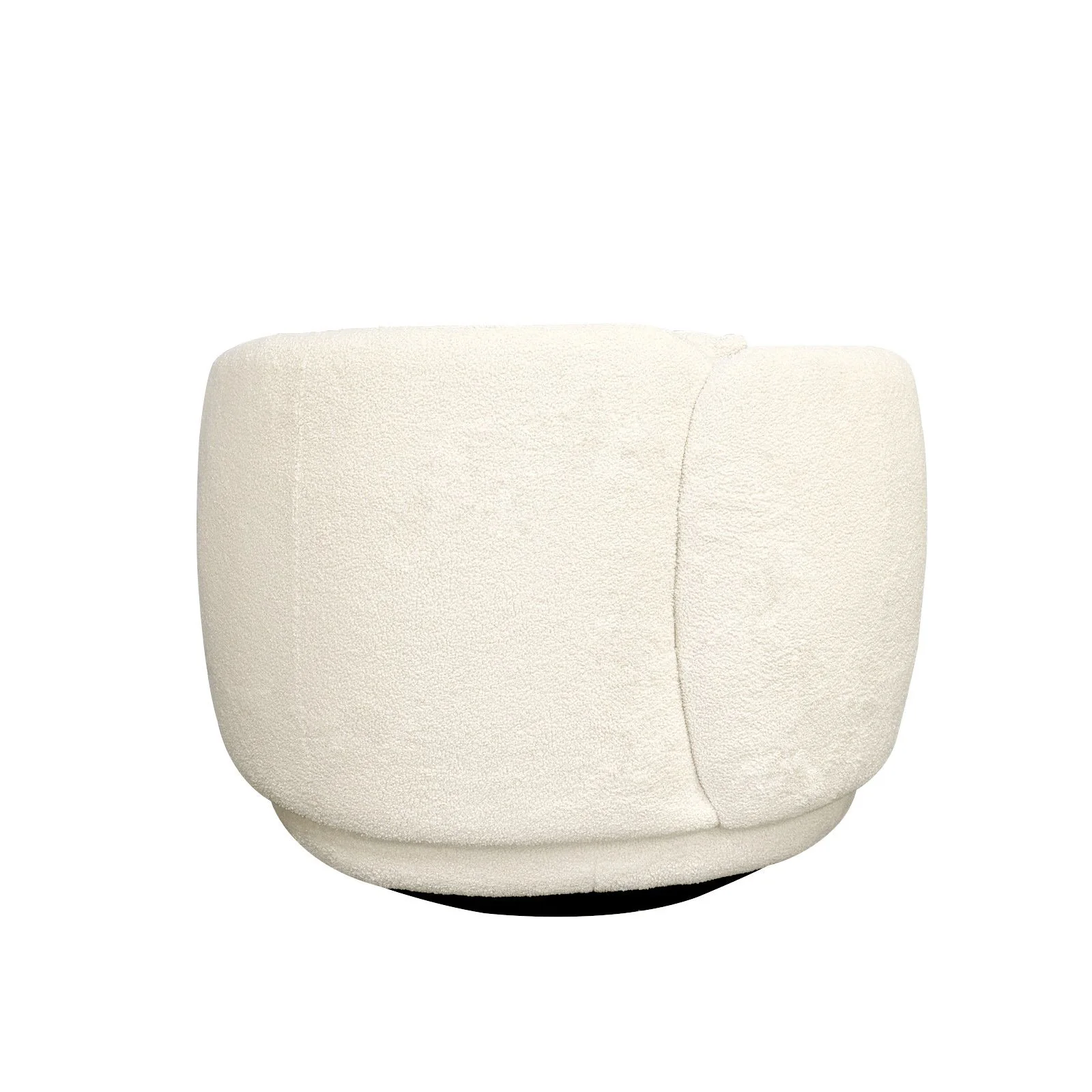 Tulip Blossom Boucle Swivel Lounge Armchair - Image 8